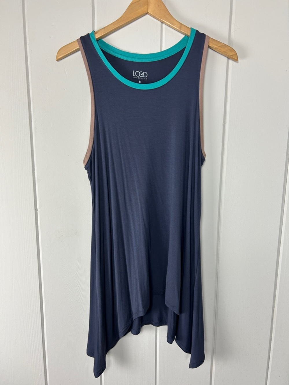 LOGO Lori Goldstein Tank Top Lot Size Medium Boho Layered Tunic Bundle - Picture 2 of 8